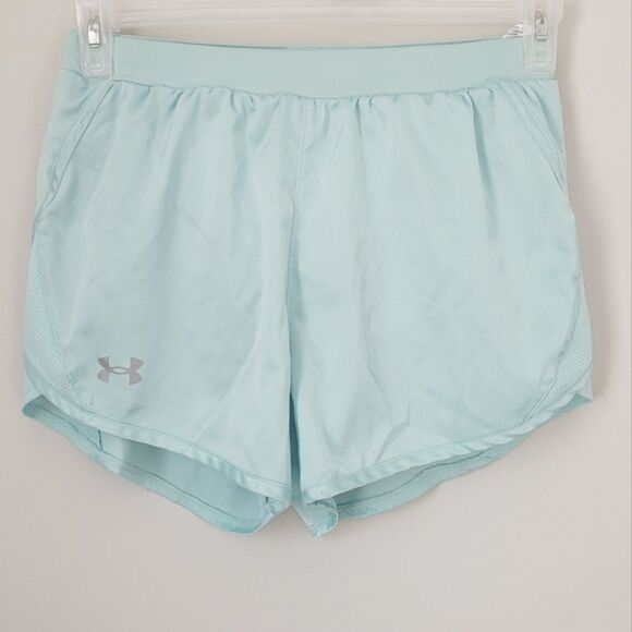 Under Armour Heatgear Loose Lined Light Blue Shorts Size Small - Picture 1 of 6